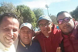 Amigos desde jóvenes