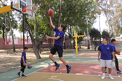 Técnica de coladas en básquetbol