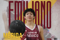 Emiliano Rebollar integrante de la seleccion de la CDMX nacidos 2009