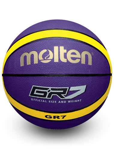 Balón de basquetbol Molten modelo BGR7 azul