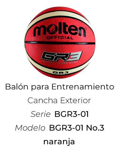 Balon de basquetbol Molten BGR3-01 No.3